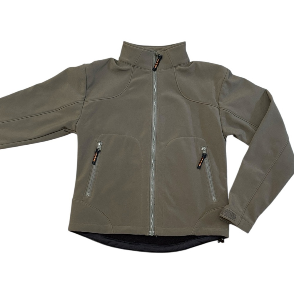 Oobe Women's Full Zip Olive Green Jacket Size Small